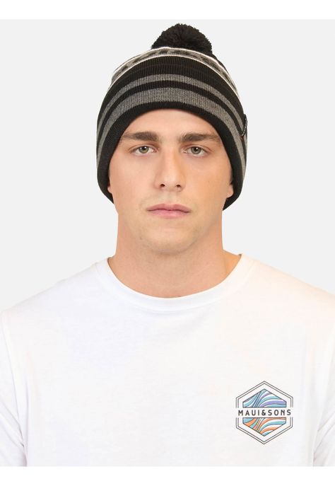Gorro M&S Negro Hombre Maui And Sons-0