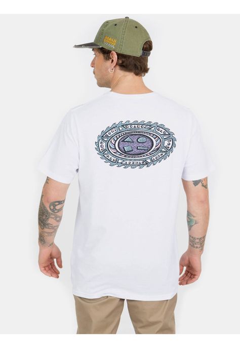 Polera MC Cosmic Wave Blanco Hombre Maui And Sons-1