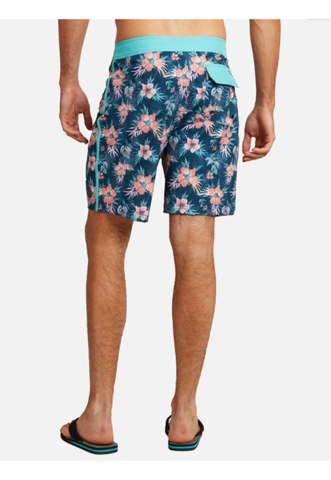Traje De Baño Hibicus Field Vortex Multicolor Hombre Maui and sons-1