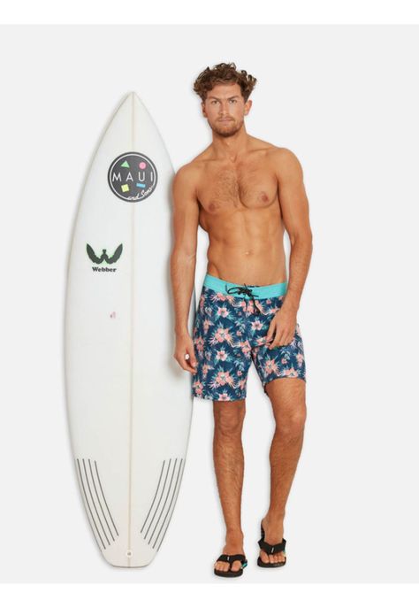 Traje De Baño Hibicus Field Vortex Multicolor Hombre Maui and sons-3