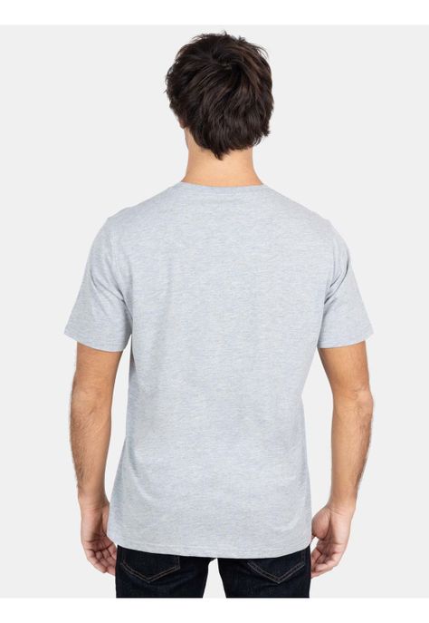 Polera MC Pocket Labels Gris Hombre Maui And Sons-1