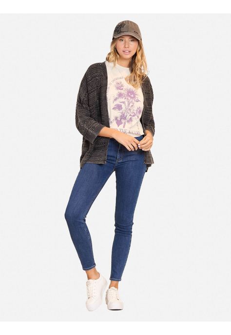 Sweater Wonder Negro Mujer Maui and Sons-2