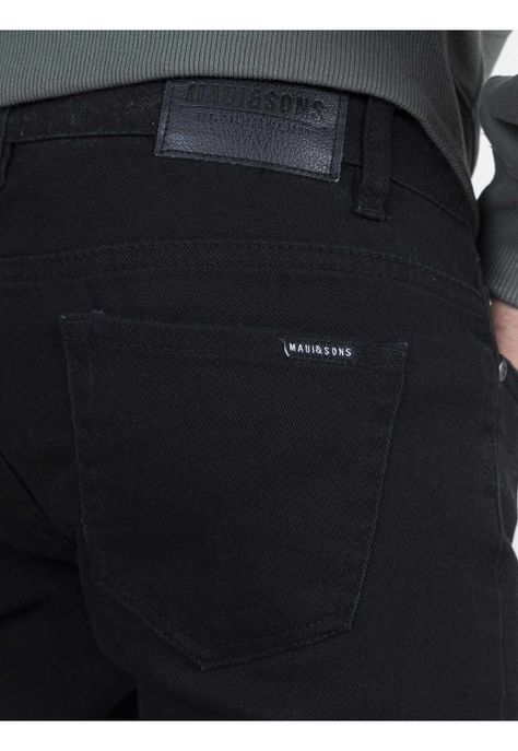 Pantalon Juvenil 5N1411-MI22 Negro Maui and Sons-2