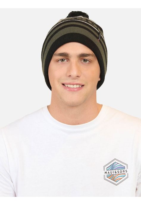 Gorro M&S Verde Hombre Maui And Sons-0
