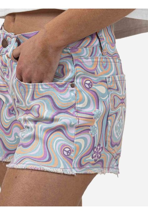Short Jeans Mujer Multicolor Maui and Sons-2