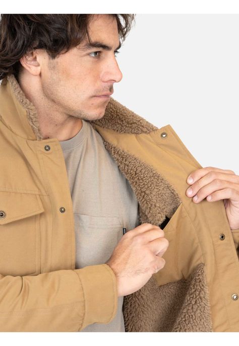 Chaqueta Valkiria Café Hombre Maui And Sons-2