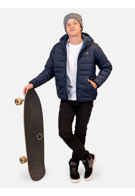 Parka Yukon Infantil Azul Maui And Sons-4
