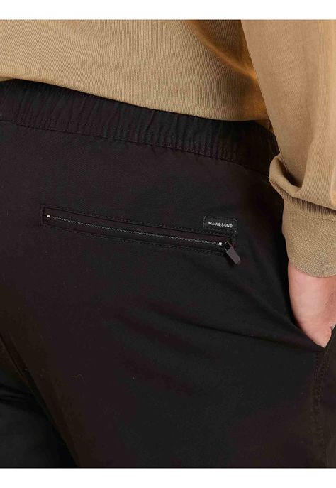 Pantalon Jogger Haleakala Negro Hombre Maui And Sons-2