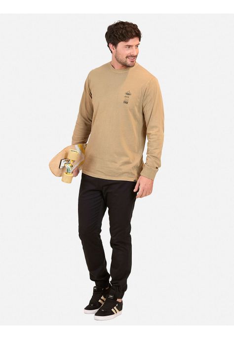 Pantalon Jogger Haleakala Negro Hombre Maui And Sons-3