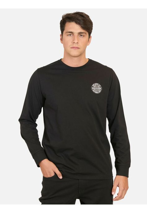 Polera Introdor Negro Hombre Maui And Sons-0
