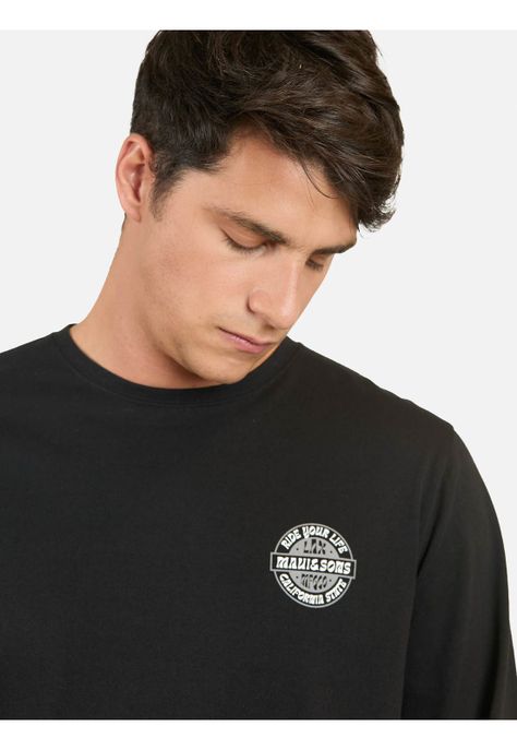 Polera Introdor Negro Hombre Maui And Sons-2