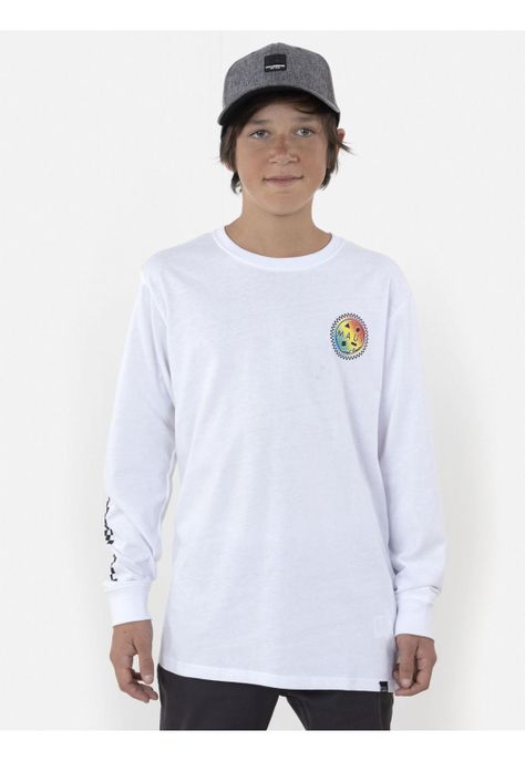 Polera GRADIENT COOKIE Juvenil Blanco Maui and Sons-0