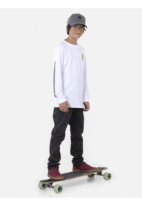 Polera GRADIENT COOKIE Juvenil Blanco Maui and Sons-3