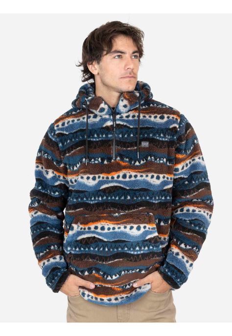 Poleron Chiporro Horizon Multicolor Hombre Maui And Sons-0