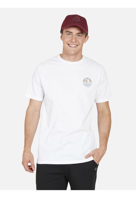 Polera VENICE 1980 Hombre Blanco Maui and Sons-0