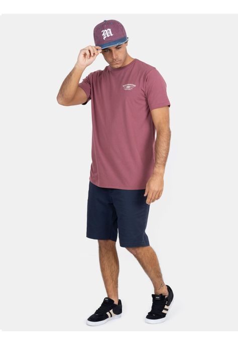 Polera MC Custom Surf Rojo Hombre Maui And Sons-3