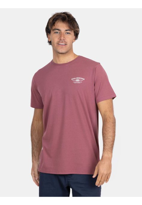 Polera MC Custom Surf Rojo Hombre Maui And Sons-0
