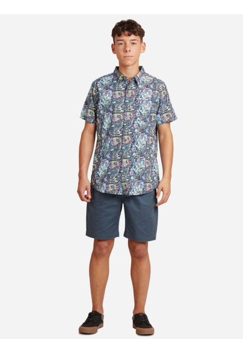 Camisa Mc 5C905 Juvenil Hombre Multicolor Maui And Sons-3