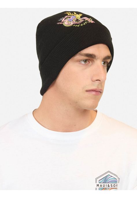 Gorro Felina Portas Negro Hombre Maui And Sons-1
