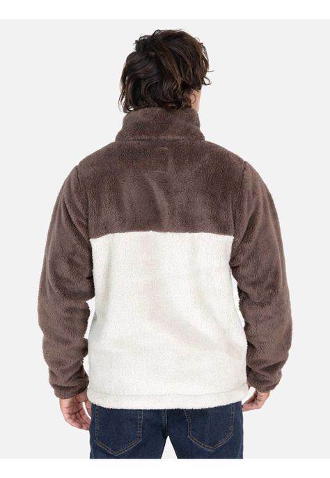 Poleron Chiporro León Beige Hombre Maui And Sons-1
