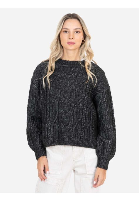 Sweater Alizee Negro Mujer Maui And Sons-0
