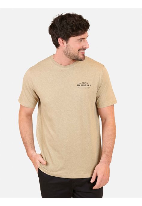 Polera MC Retro Swell Café Hombre Maui And Sons-0