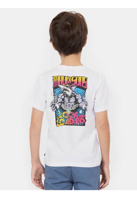 Polera MC Lock And Loaded Blanco Niño Maui And Sons-1