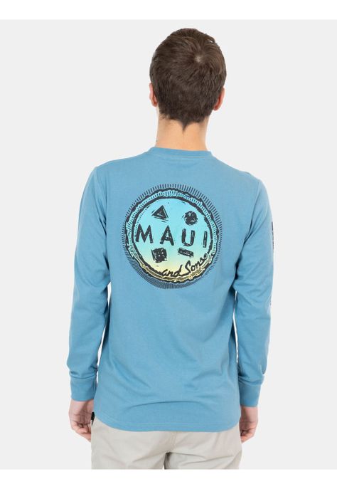 Polera ML Dregeti Celeste Infantil Maui And Sons-1