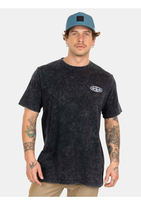Polera MC Classic Logo Tees  Negro Hombre Maui And Sons-0