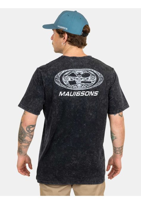 Polera MC Classic Logo Tees  Negro Hombre Maui And Sons-1