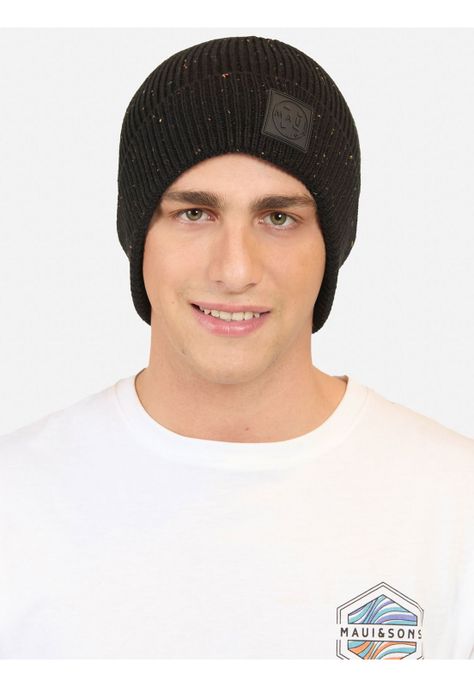 Gorro Dots Negro Hombre Maui And Sons-0