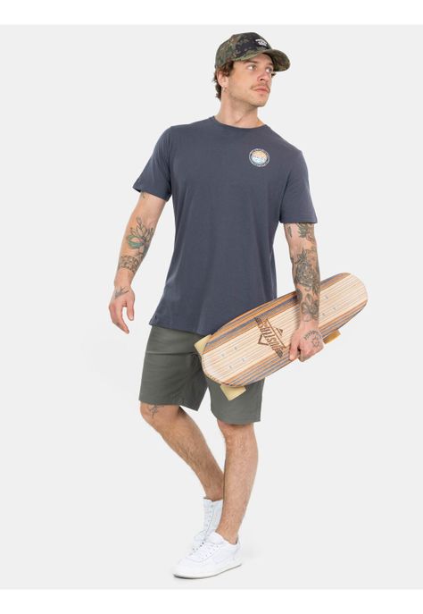 Polera MC Classic Shores Gris Hombre Maui And Sons-2