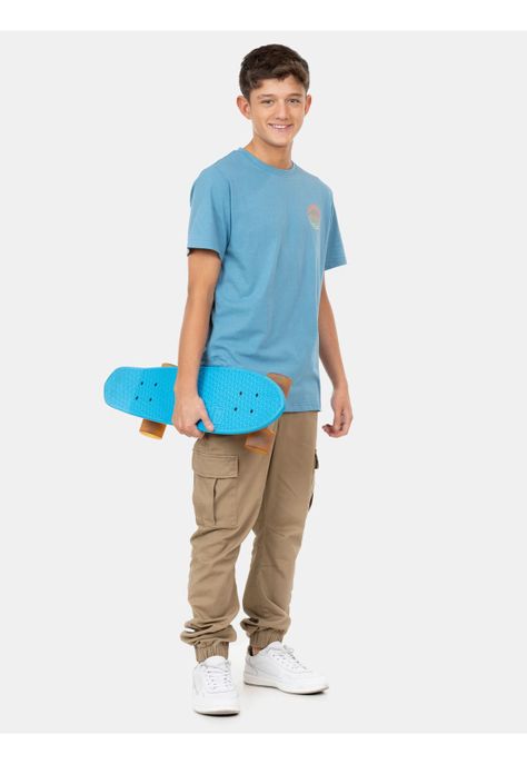 Polera MC Retro Revival Celeste Infantil Maui And Sons-2
