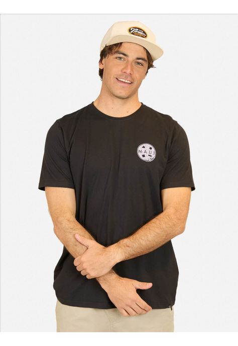 Polera MC Sarat Ty Negro Hombre Maui And Sons-0