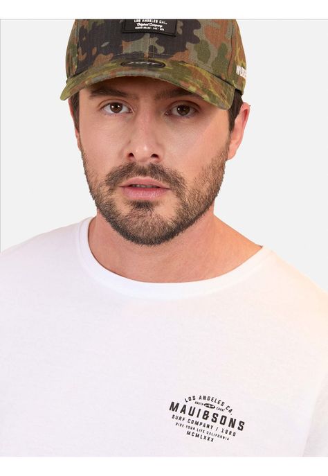Polera MC Ride You Life Blanco Hombre Maui And Sons-3