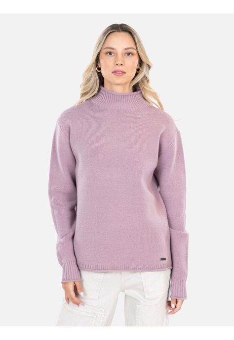 Sweater Tikiya Morado Mujer Maui And Sons-0