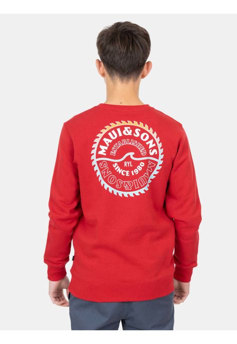 Poleron CR Carter Rojo Infantil Maui and Sons-1