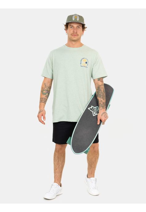 Polera MC Beach Cy Verde Hombre Maui And Sons-2
