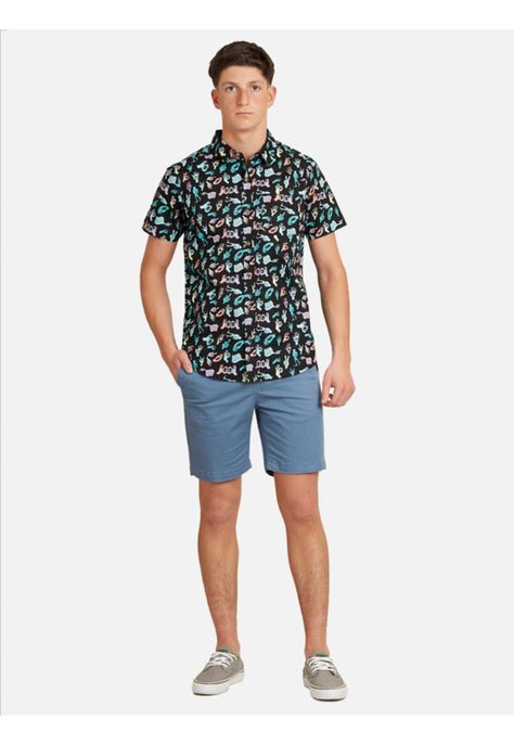 Camisa Mc 5C904 Juvenil Hombre Multicolor Maui And Sons-3