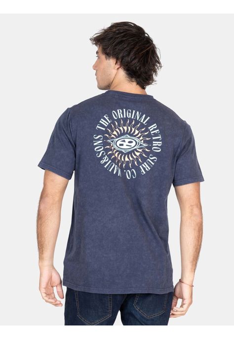 Polera MC Kahuna Azul Hombre Maui And Sons-1