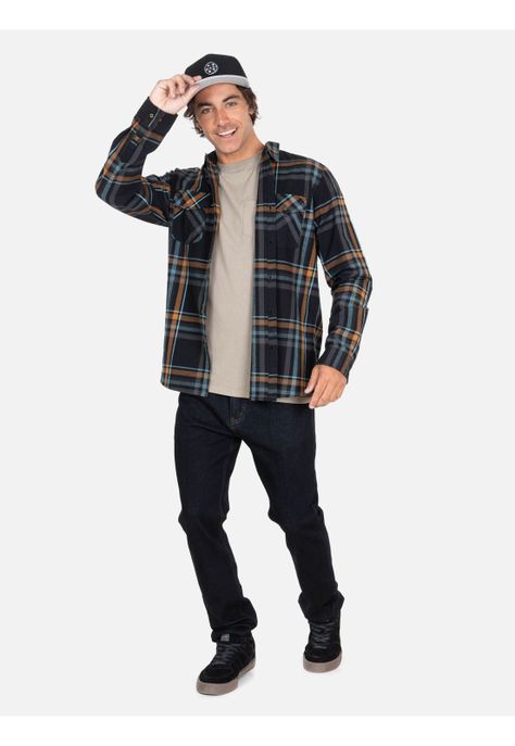 Camisa Hawai Multicolor Hombre Maui And Sons-3