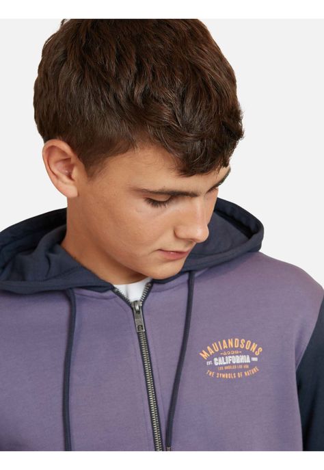 Poleron Pull Over Maui Original Morado Infantil Maui And Sons-2