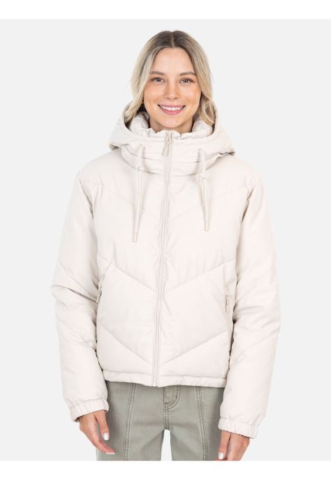 Parka Glaciar Beige Mujer Maui And Sons-0