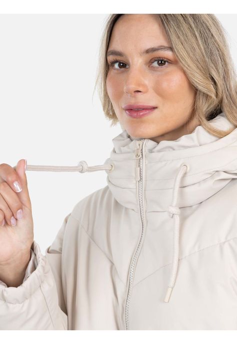 Parka Glaciar Beige Mujer Maui And Sons-2
