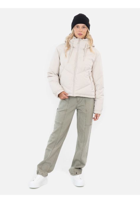 Parka Glaciar Beige Mujer Maui And Sons-3