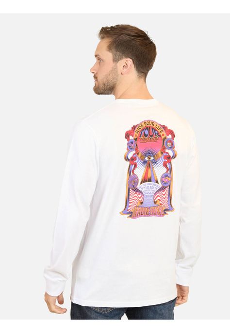 Polera Extraordinary Blanco Hombre Maui And Sons-1