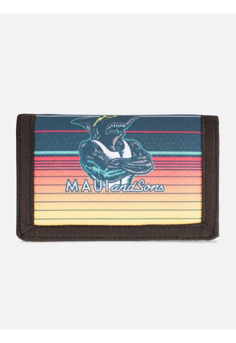 Billetera Shark Lines Multicolor Niño Maui and sons-0
