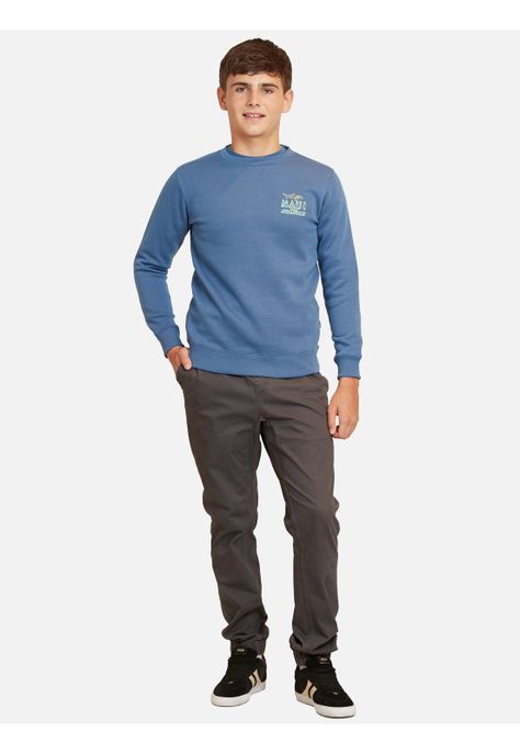Poleron Maui Vintage Classic Cr Celeste Infantil Maui And Sons-3