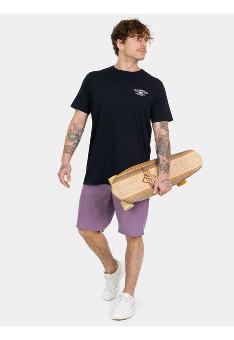 Polera MC Custom Surf Negro Hombre Maui And Sons-3