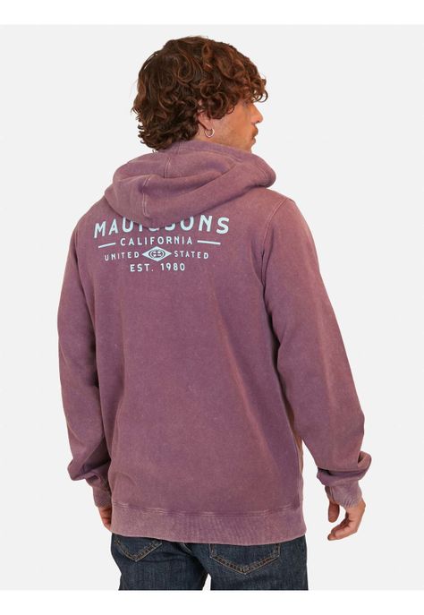 Poleron United State Surd Burdeo Hombre Maui And Sons-1